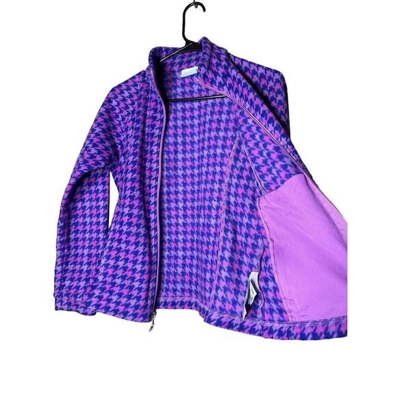 Columbia Girls Purple Fleece Jacket‎ Size Large (14/16) - Picture 8 of 8